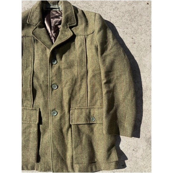 Holland Holland London Blazer Jacket Mens Medium Rifle Makers Tweed Vintage - Picture 2 of 8
